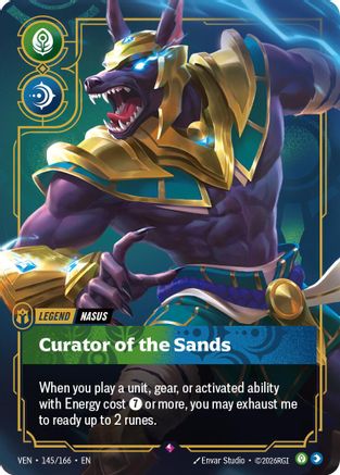 Nasus - Curator of the Sands (145/166) - Vendetta Foil