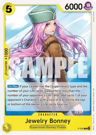 Jewelry Bonney (P-085) - Starter Deck 36: YELLOW Eustass