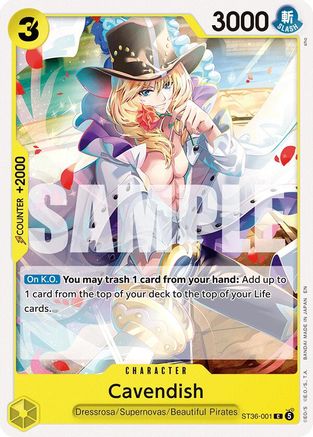 Cavendish (ST36-001) - Starter Deck 36: YELLOW Eustass