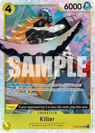 Killer (ST36-002) - Starter Deck 36: YELLOW Eustass