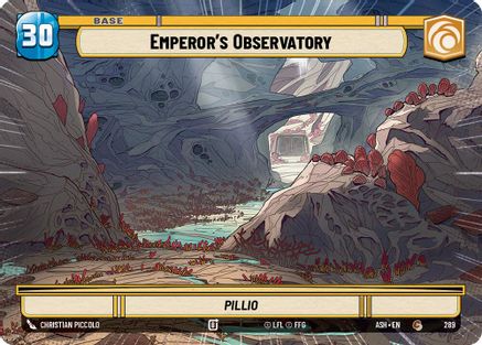 Emperor's Observatory // Shield (Hyperspace) (289 // T06) - Ashes of the Empire
