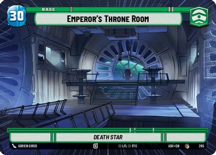 Emperor's Throne Room // Advantage (Hyperspace) (285 // T05) - Ashes of the Empire