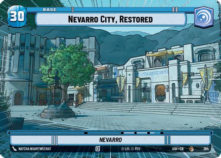 Nevarro City, Restored // Shield (Hyperspace) (284 // T06) - Ashes of the Empire