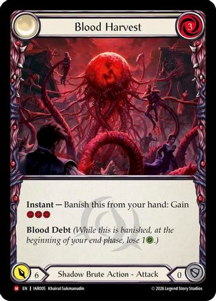 Blood Harvest (IAR005) - Usurp the Shadow Throne Rainbow Foil