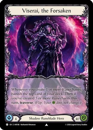 Viserai, the Forsaken // Viserai, Usurper (IAR106) - Usurp the Shadow Throne
