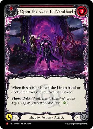 Open the Gate to i'Arathael (Red) (IAR166) - Usurp the Shadow Throne