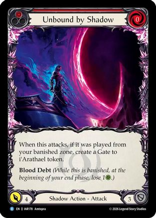 Unbound by Shadow (Red) (IAR178) - Usurp the Shadow Throne