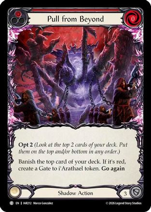 Pull from Beyond (Red) (IAR212) - Usurp the Shadow Throne
