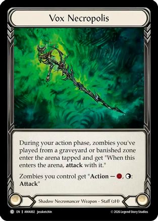 Vox Necropolis (AMA002) - Armory Deck: Malice Rainbow Foil
