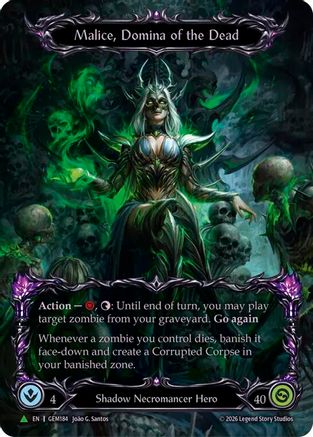 Malice, Domina of the Dead (Marvel) (GEM184) - GEM Pack 6 Cold Foil