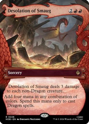 Desolation of Smaug (Showcase) (HOB-226) - The Hobbit Foil