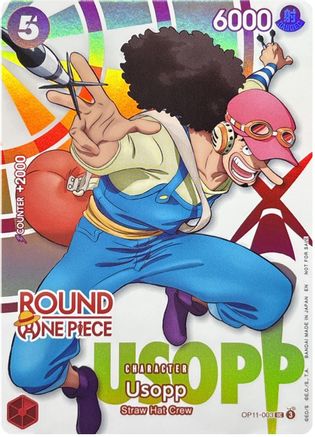 Usopp (Round 1 Promo) (OP11-003) - One Piece Promotion Cards Foil