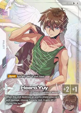 Heero Yuy (R+) (GD05-098) - Freedom Ascension Holofoil