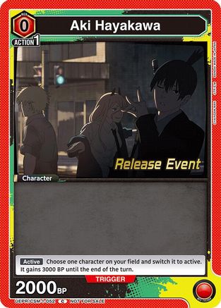 Aki Hayakawa (052) (UE22BT/CSM-1-052) - UE22BT CHAINSAW MAN Release Event