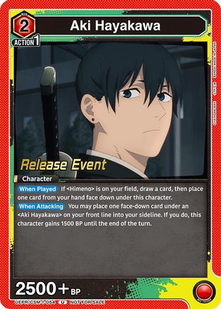 Aki Hayakawa (054) (UE22BT/CSM-1-054) - UE22BT CHAINSAW MAN Release Event