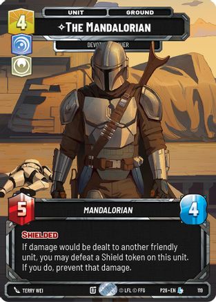 The Mandalorian - Devoted Rescuer (Participation) (119) - Galactic Championship 2026 Foil