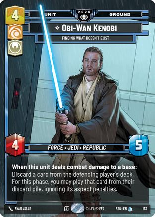 Obi-Wan Kenobi - Finding What Doesn't Exist (173) - Galactic Championship 2026 Foil