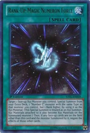 Rank-Up-Magic Numeron Force (JOTL-EN059) - Judgment of the Light 1st Edition
