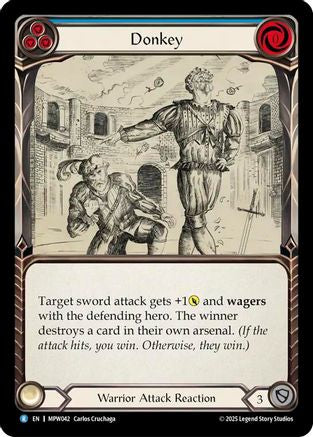 Donkey (Blue) (MPW042) - Mastery Pack Warrior Rainbow Foil
