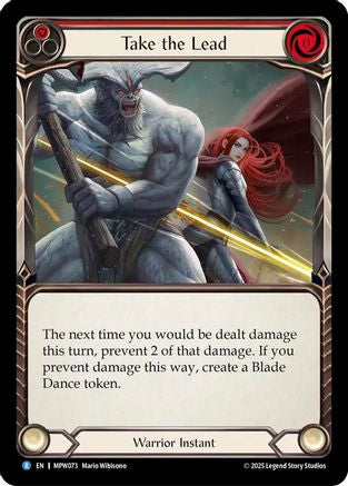 Take the Lead (Red) (MPW073) - Mastery Pack Warrior Rainbow Foil