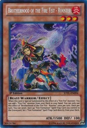 Brotherhood of the Fire Fist - Rooster (JOTL-EN094) - Judgment of the Light 1st Edition