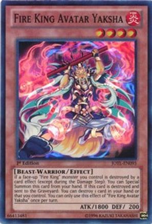 Fire King Avatar Yaksha (JOTL-EN095) - Judgment of the Light 1st Edition