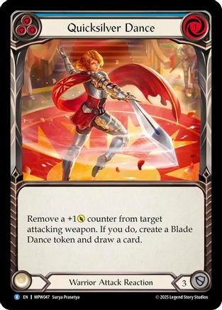 Quicksilver Dance (MPW047) - Mastery Pack Warrior Rainbow Foil