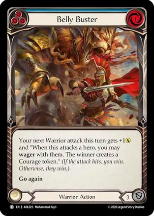 Belly Buster (Blue) (AOL023) - Armory Deck: Olympia, Prized Fighter