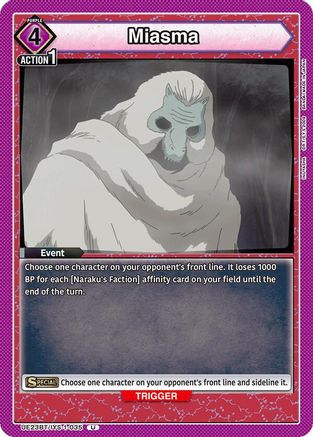 Miasma (UE23BT/IYS-1-035) - UE23BT Inuyasha