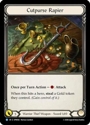 Cutpurse Rapier (SPW002) - Smash Palace: Chorus of Steel Rainbow Foil