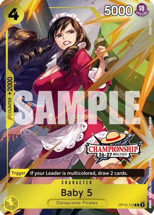 Baby 5 (CS 26-27 Celebration Pack) (OP12-112) - One Piece Promotion Cards Foil