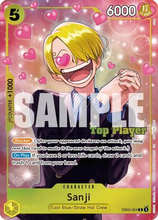 Sanji (CS 26-27 Top Player Pack Vol. 1) (EB04-052) - One Piece Promotion Cards Foil
