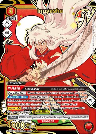 Inuyasha (046) (SR*) (Box Topper Gold Foil) (UE23BT/IYS-1-046) - UE23BT Inuyasha Foil