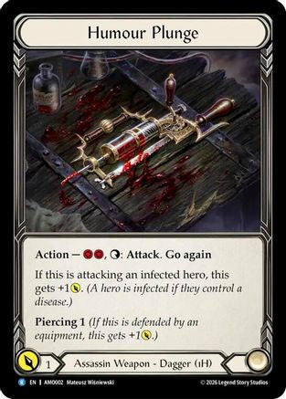Humour Plunge (AMO002) - Armory Deck: Dr. Mortimer, Blight of the Pits Rainbow Foil