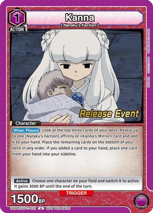 Kanna (UEPR/IYS-1-021) - UE23BT Inuyasha Release Event Cards