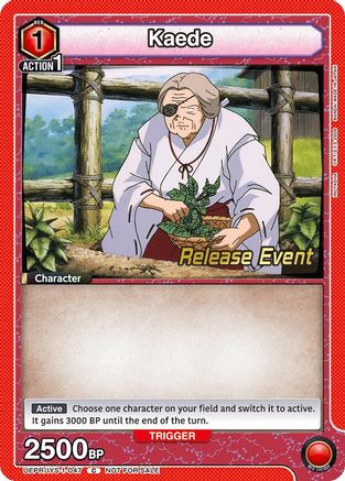 Kaede (UEPR/IYS-1-047) - UE23BT Inuyasha Release Event Cards