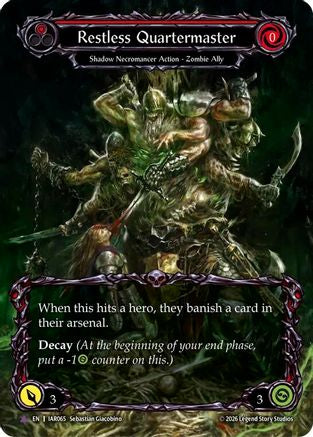 Restless Quartermaster (Marvel) (IAR065) - Usurp the Shadow Throne Cold Foil