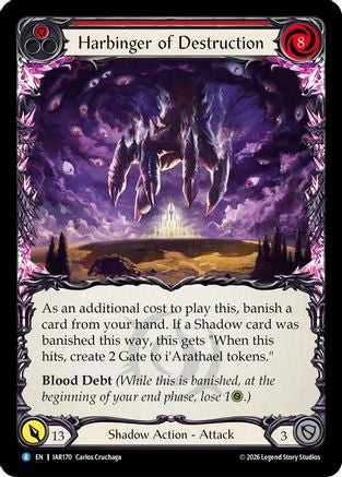 Harbinger of Destruction (IAR170) - Usurp the Shadow Throne Rainbow Foil