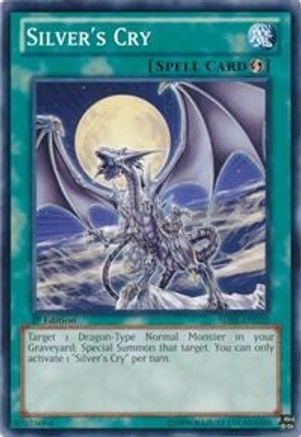 Silver's Cry (SDBE-EN020) - Structure Deck: Saga of Blue-Eyes White Dragon 1st Edition