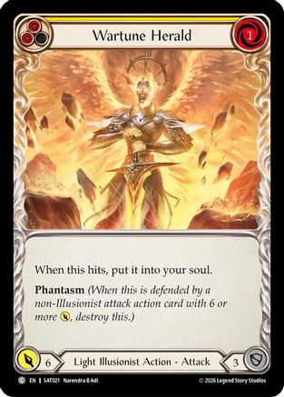 Wartune Herald (Yellow) (SAT021) - Silver Age: Usurp the Shadow Throne
