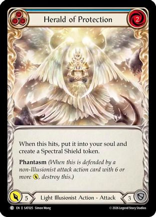 Herald of Protection (Blue) (SAT025) - Silver Age: Usurp the Shadow Throne