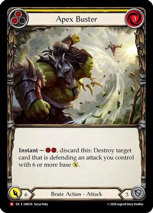 Apex Buster (IAR039) - Usurp the Shadow Throne Rainbow Foil