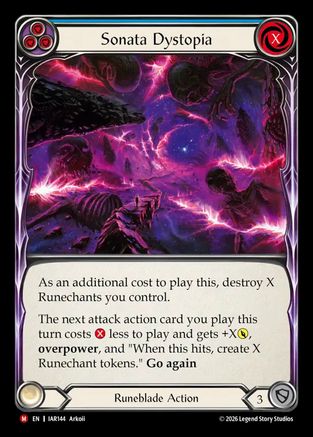 Sonata Dystopia (IAR144) - Usurp the Shadow Throne Rainbow Foil