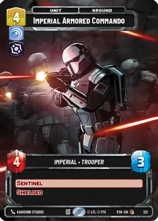 Imperial Armored Commando (Foil) (221) - Sector and Regional Promos Season 2 Foil