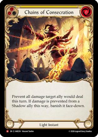 Chains of Consecration (IAR259) - Usurp the Shadow Throne Rainbow Foil