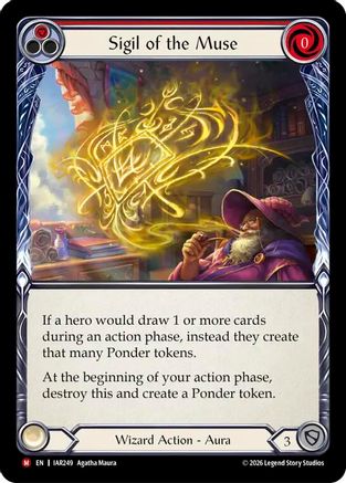 Sigil of the Muse (IAR249) - Usurp the Shadow Throne Rainbow Foil