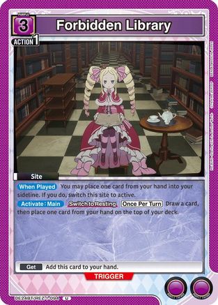 Forbidden Library (UE24BT/REZ-1-094) - UE24BT ReZERO Starting Life in Another World