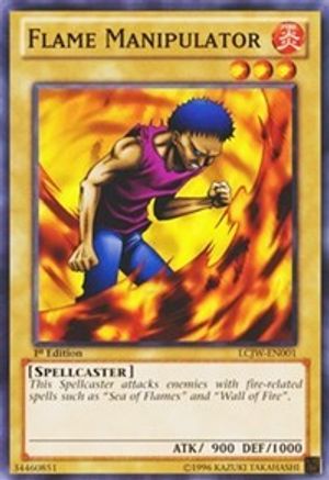 Flame Manipulator (LCJW-EN001) - Legendary Collection 4: Joey's World 1st Edition