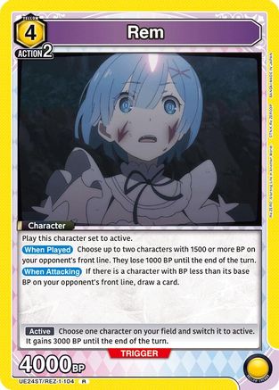 Rem (104) (UE24ST/REZ-1-104) - UE24ST ReZERO Starting Life in Another World Starter Deck Foil
