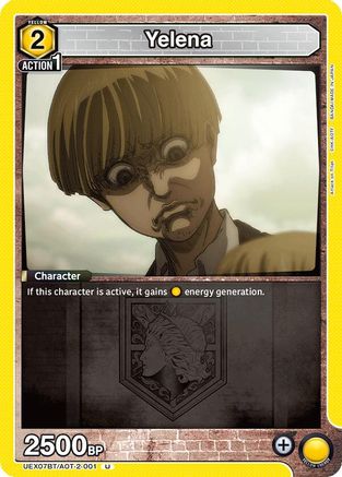 Yelena (UEX07BT/AOT-2-001) - UEX07BT Attack on Titan Vol 2